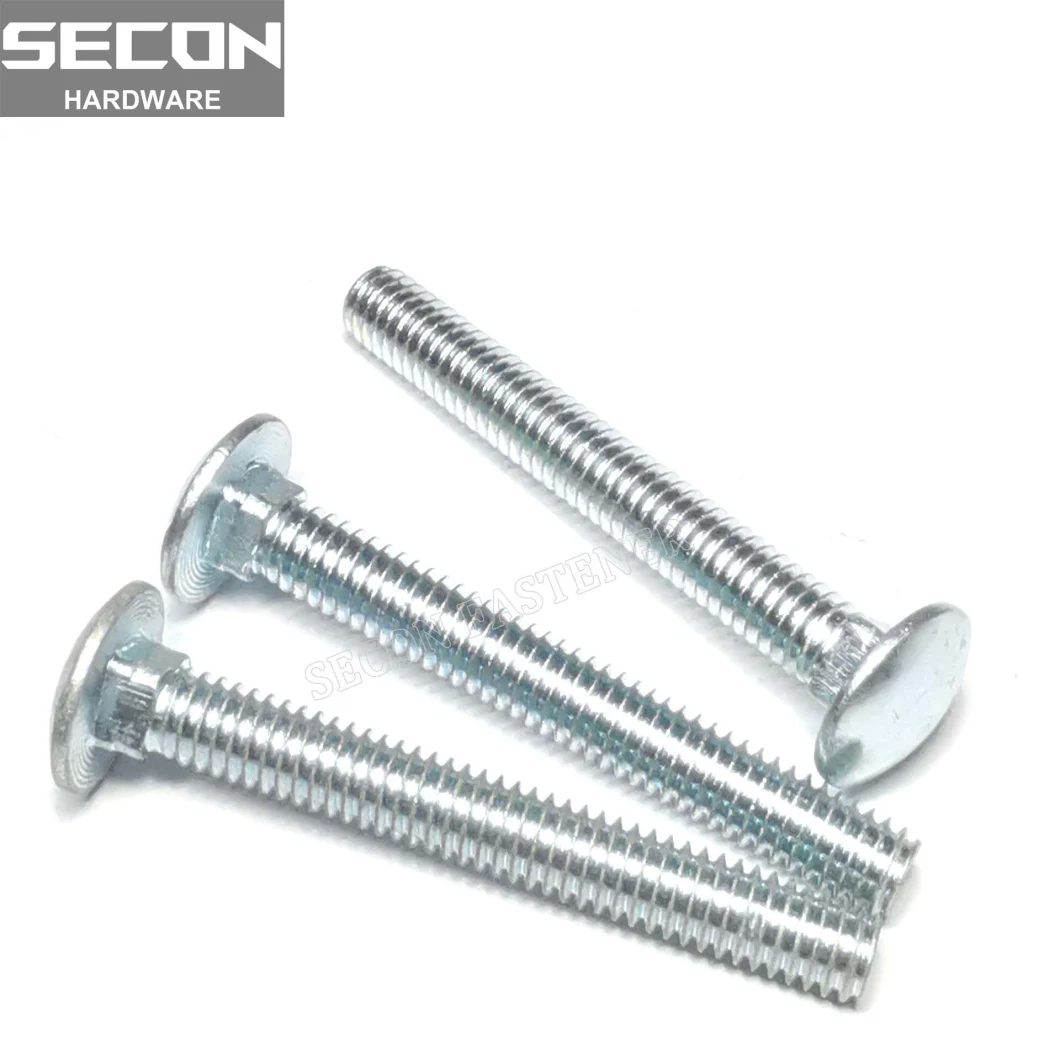 Carbon Steel/Stainless Steel Hexagon Head Bolt/Screw Bolt/Carriage Bolt/Hex Flange Bolt/Hex Heavy Bolt/Socket Head Cap Screw/Flat Square Head Stud Bolt with Nut