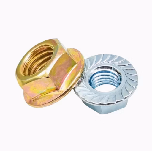 Écrou à embase hexagonale couleur naturelle DIN 6923 - Non dentelé Classe 8/10